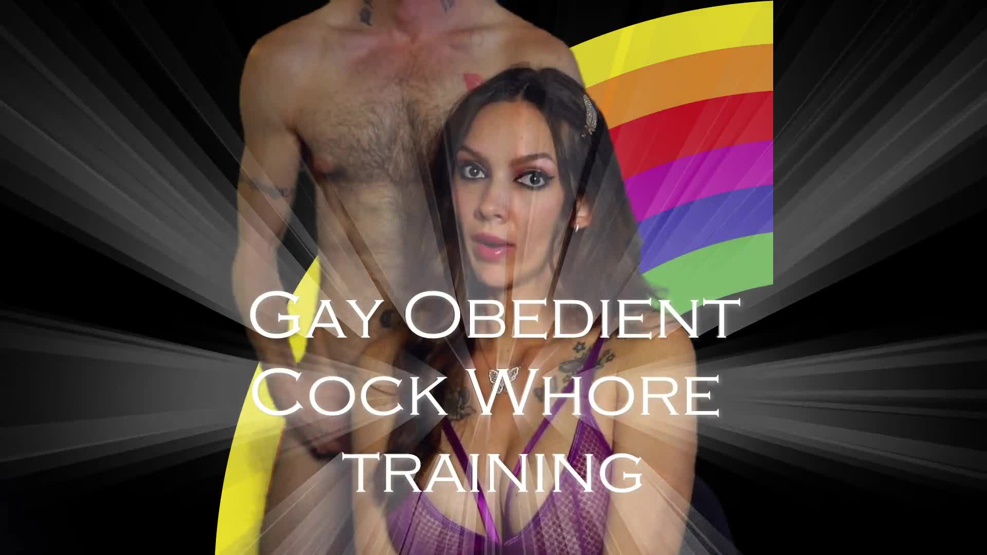 Gay Obedience: Cock Whore Training