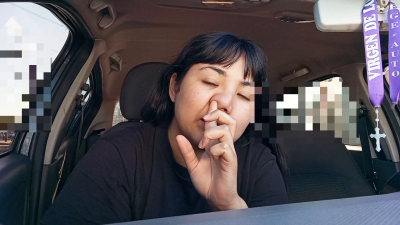 Picking And Blowing My Nose In The Car