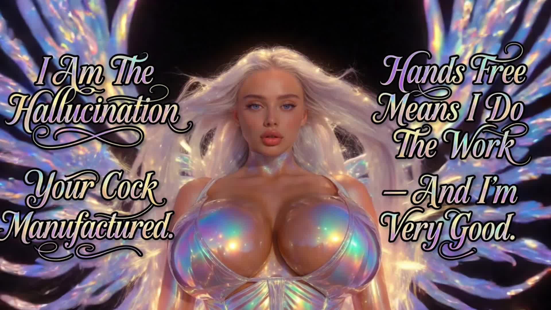 I Am The Hallucination Your Cock Manufactured. Hands Free Means I Do The Work- And I'm Very Good