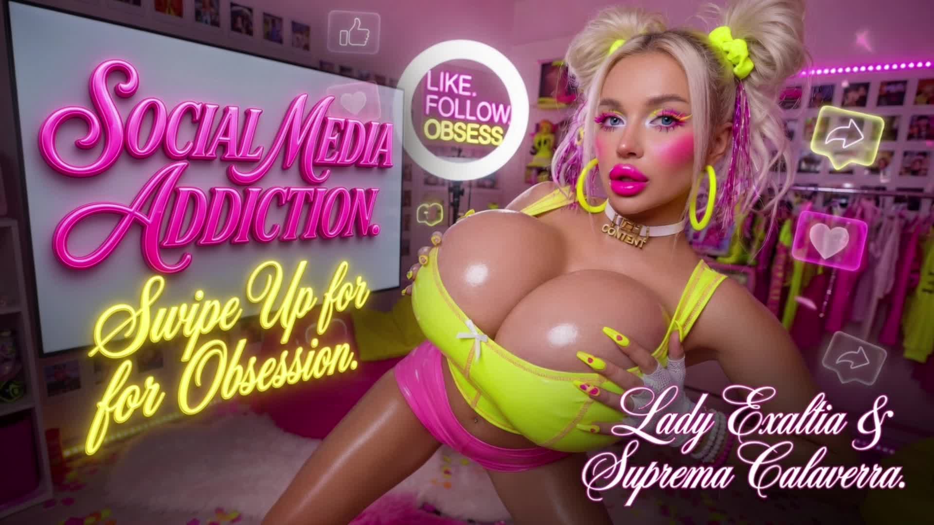 Social Media Addiction. Swipe Up For Obsession