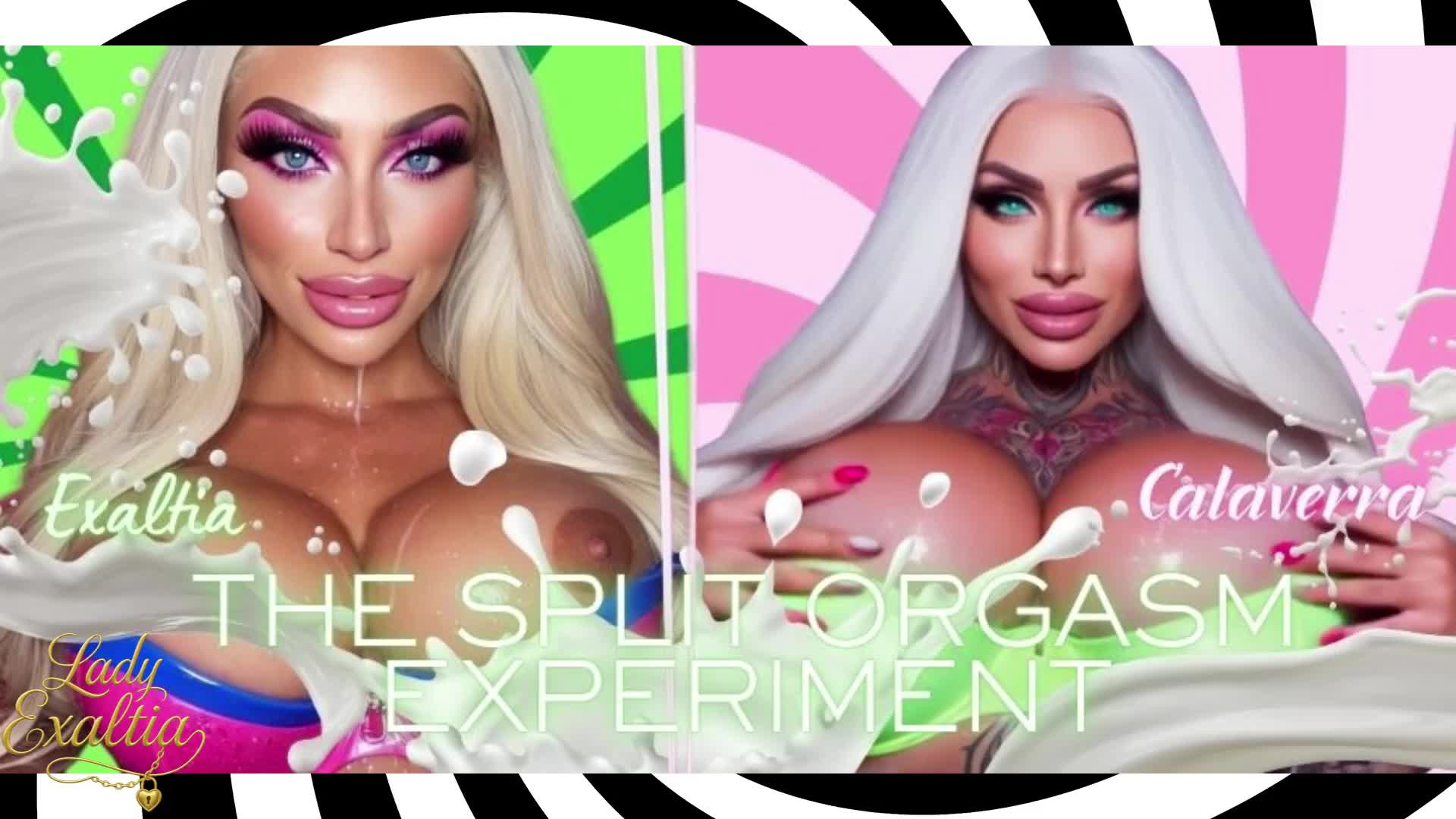 The Split Orgasm Experiment. Exaltia & Calaverra