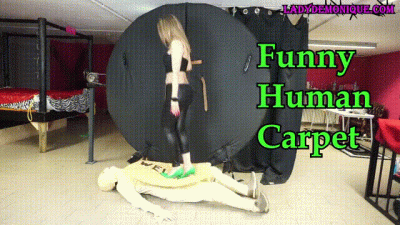 Funny Human Carpet