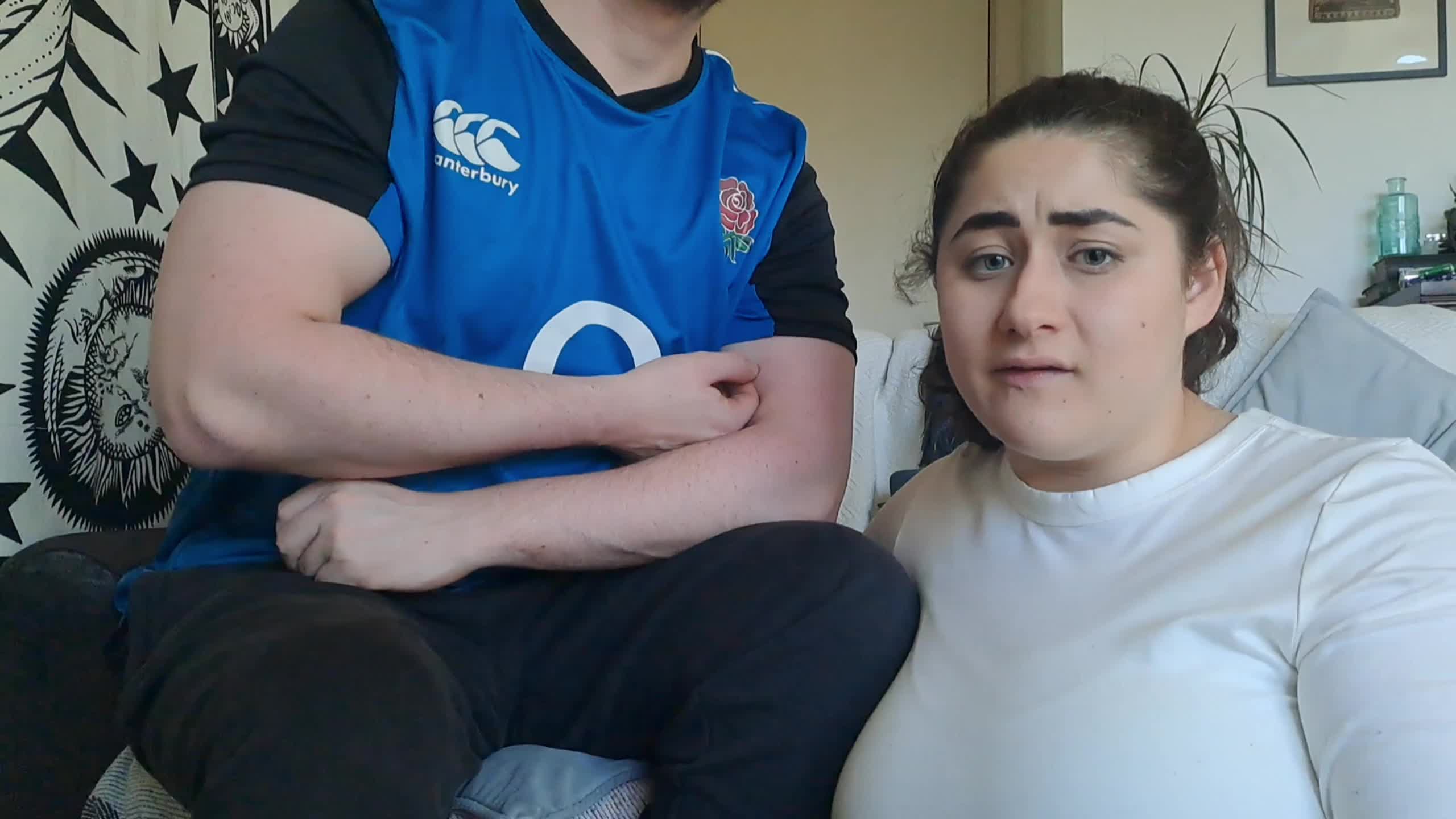 Slave For Mistress Milllie & Muscular Rugby Player BF