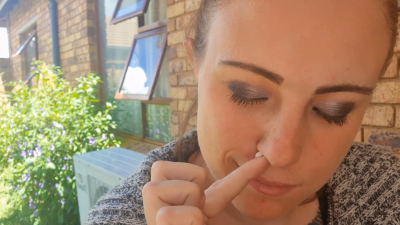 Picking My Nose, Blowing It And Putting The Boogers In My Mouth To Eat Them
