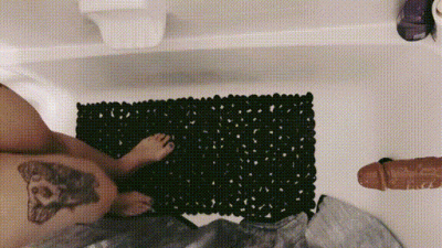 Shower Sex With Facial: Realistic Dildo
