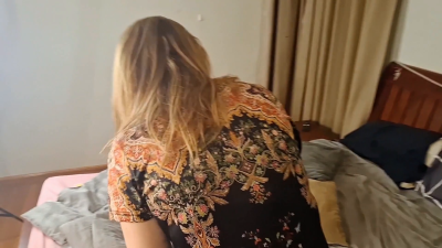 Stepmom Gets Accidental Creampie While On The Phone With Husband - "Don't Cum Inside Me!