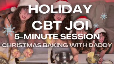 Christmas Baking With Step-Daddy -- Holiday Cbt JOI