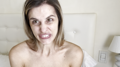 Silly Faces On Boobs