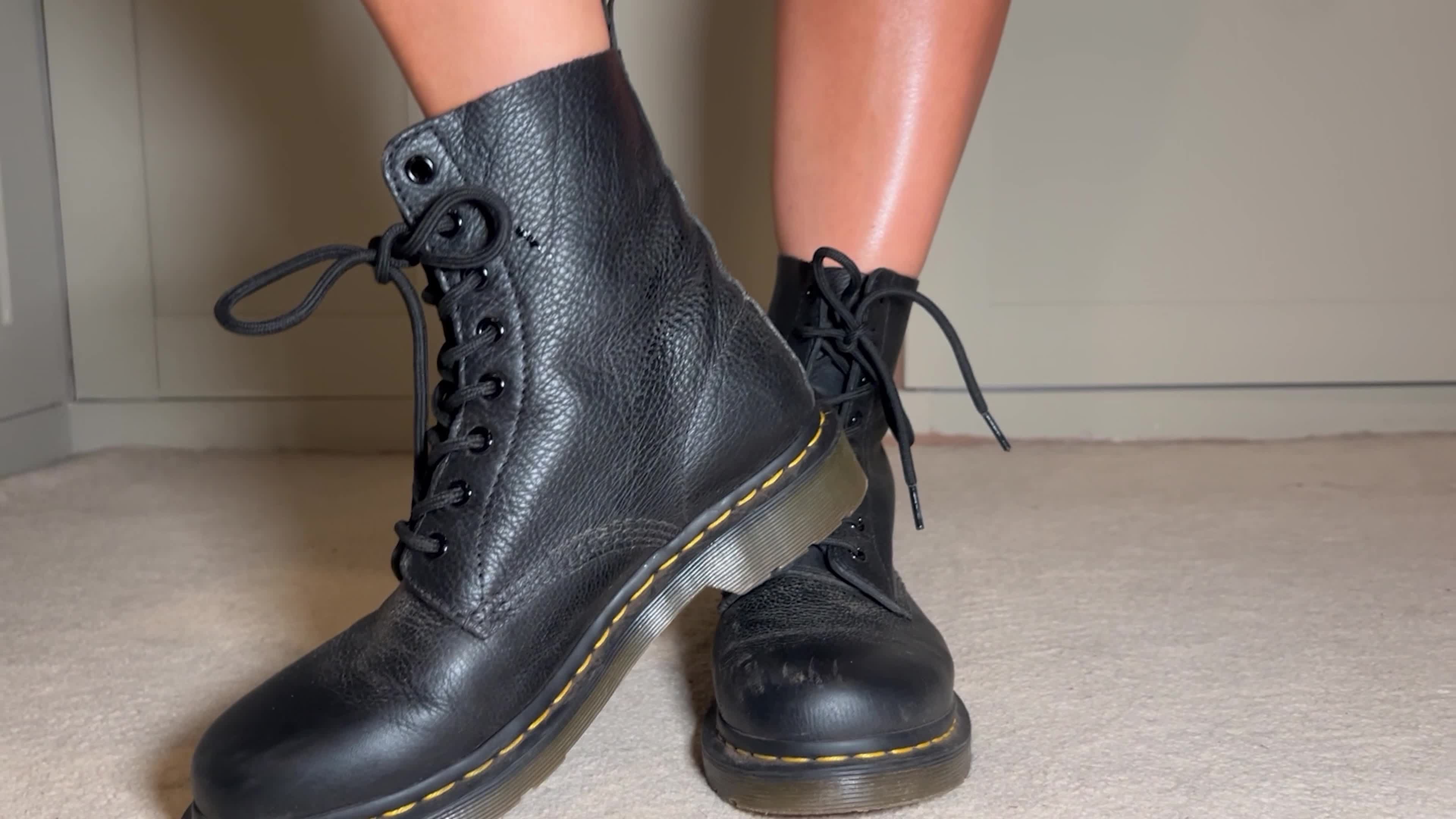 Teasing In My Docs | Watch Me Slip Out Of These Boots