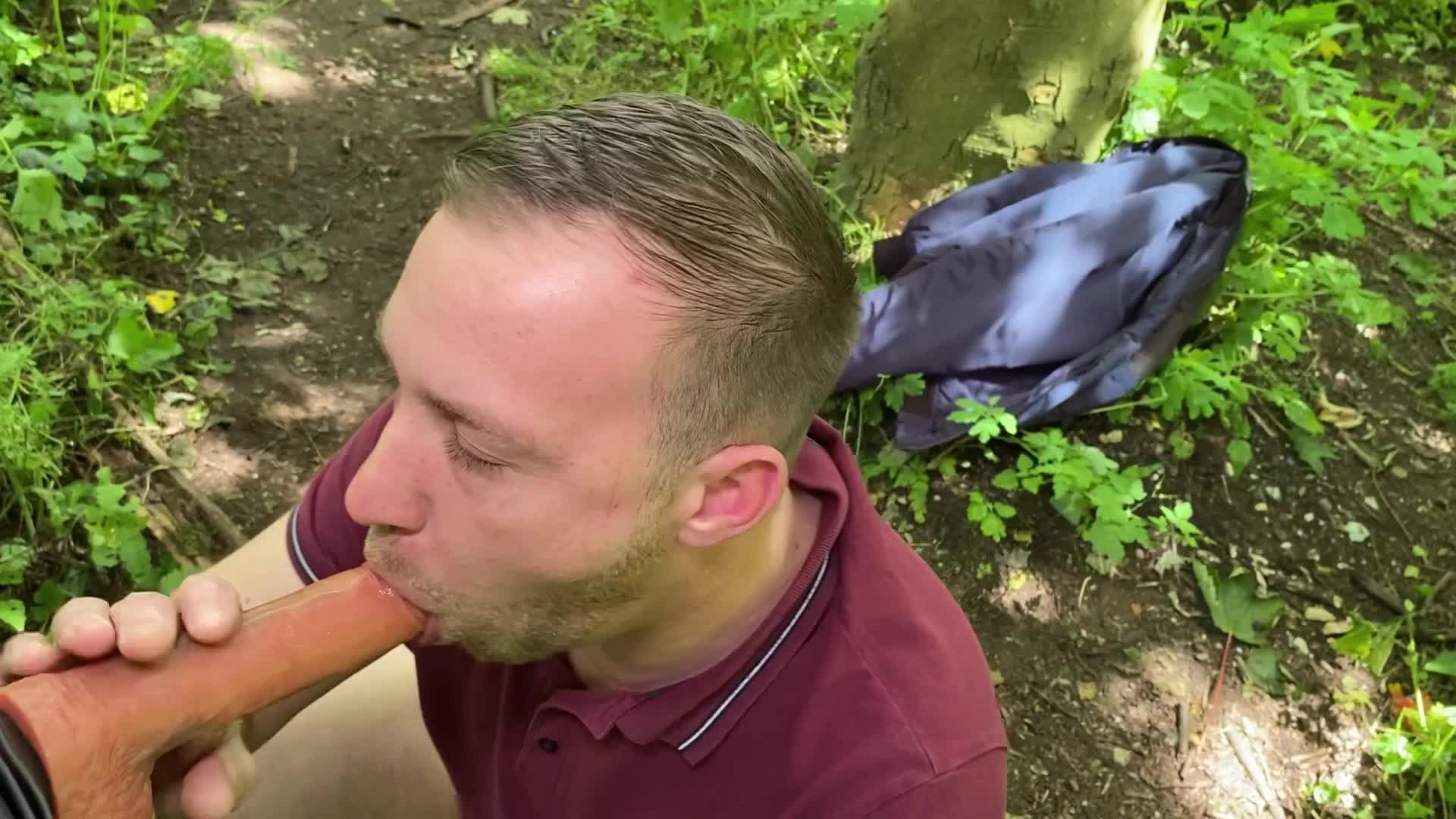 French Pegging - Exhibition And Torrid Pegging In The Voyeurs' Woods