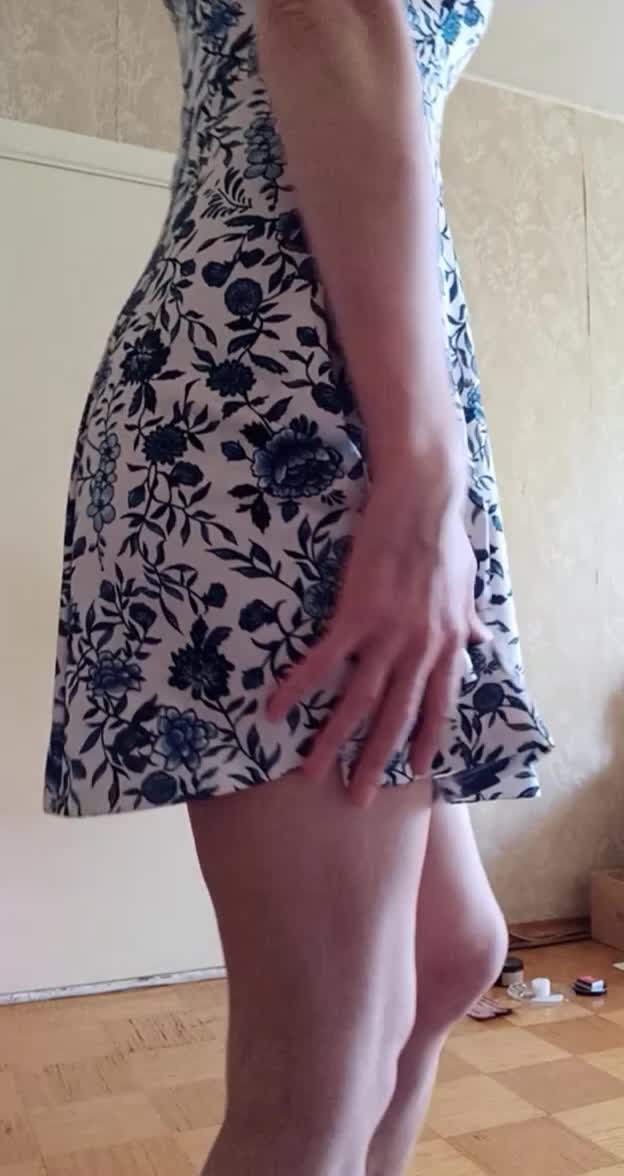 A Little Sundress Striptease