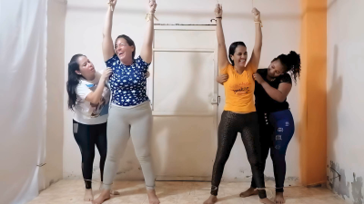 Two Coworkers Get Gang Tickled By 8 Ticklers!