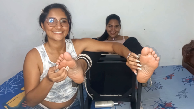 Casandra Can't Take Her Toes Being Tickled