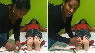 Simone's Feet Are Extremely Ticklish