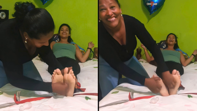 Noemi Gets Tied And Tickled On Her Feet!