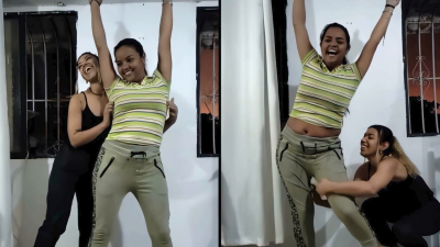 Ale Tickles Valeria Armpits And Legs!