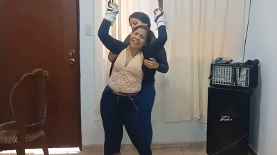 Dalila Goes Crazy When Camila Tickles Her Armpits!