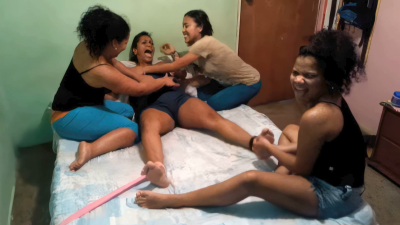 Susana Gets Gang Tickled By Her Step-Nieces!!