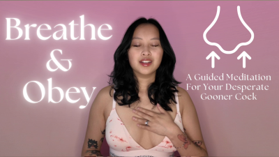 Breathe & Obey: A Guided Edging Meditation For Your Desperate Gooner Cock- Hosted By Obeyenvynow | Female Domination, Femdom, Asian, Jerk-Off Instructions, Orgasm Control, Tease & Denial, Femdom POV, Inhale, Exhale, Edging, Mind Fuck, Captivate