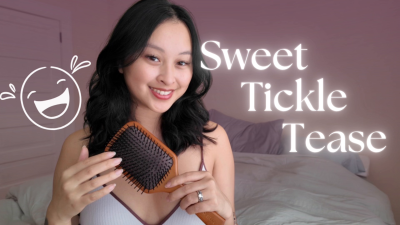 Sweet Tickle Tease: JOI Roleplay- Hosted By Obeyenvynow | Female Domination, Femdom, Asian, Jerk-Off Instructions, Orgasm Control, Tease & Denial, Femdom POV, Tickling, Tickle, Feet, Sensitive, Sensual Domination, Good Boy