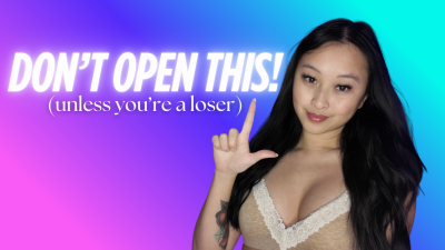 Don't Open This (Unless You're A Loser) - Hosted By Obeyenvynow | Female Domination, Femdom, Asian, Sensual Domination, Hardcore Humiliation, Faggot, Degradation, Verbal Humiliation, Mind Fuck, Mean Girl, Bully