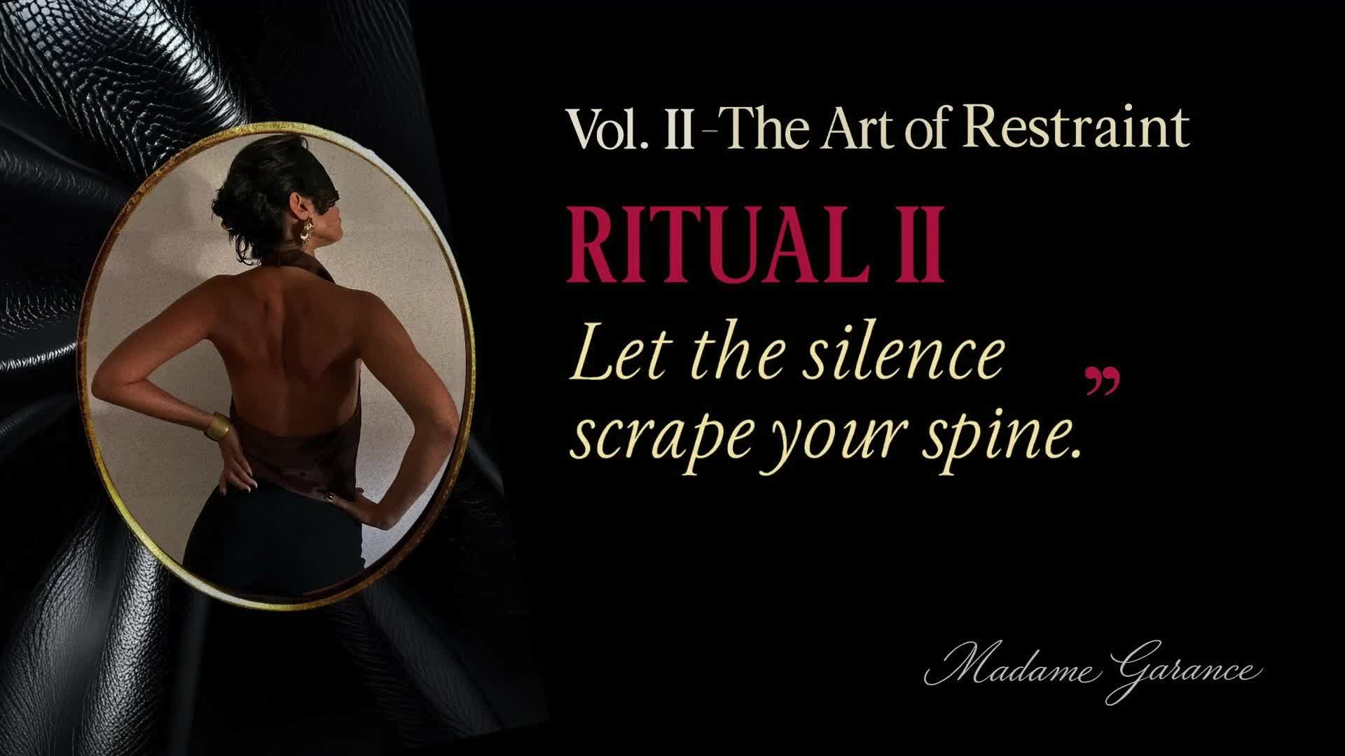 Ritual II- The Waiting | By Madame Garance