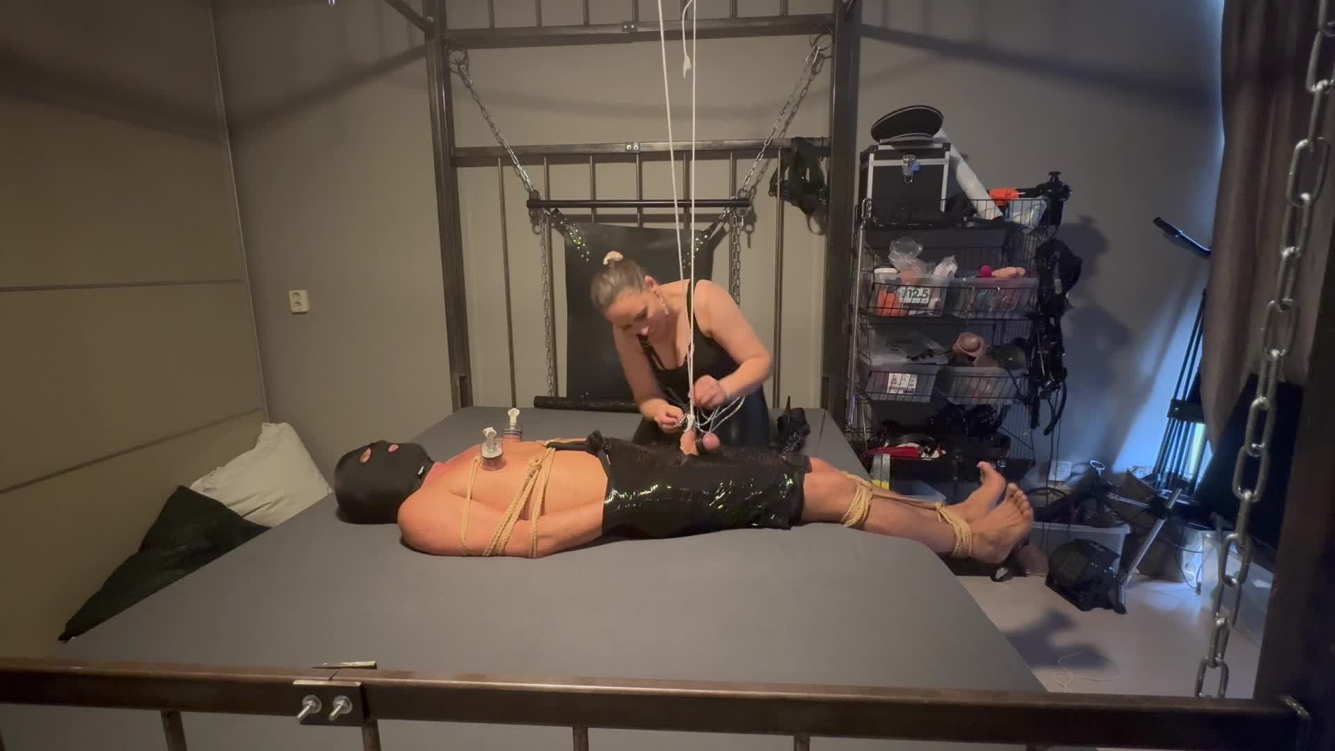 Cbt Electric Play Bondage Trampling Stretching Dick