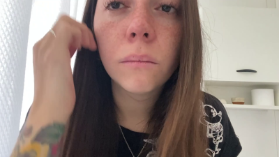 I Can't Stop Yawning While I'm Doing My Hair! Yawn After Yawn!
