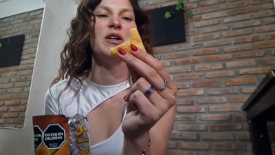 Ballet Dancer Burping While Training