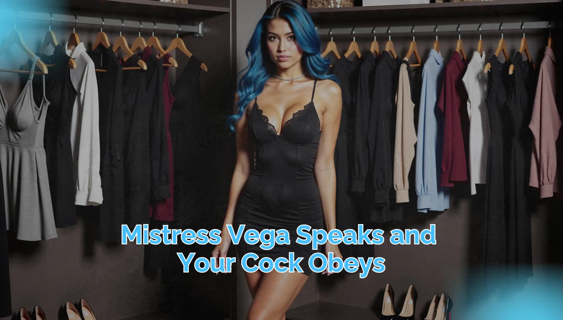 Mistress Vega Speaks And Your Cock Obeys