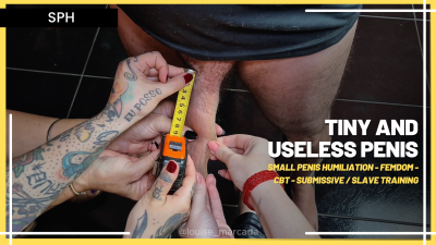 Tiny And Useless Penis: Three Goddesses Humiliate The Ridiculous Little Thing Of The Submissive (En Sub)- Small Penis Humiliation- Femdom- Cbt- Submissive- Slave Training Copy