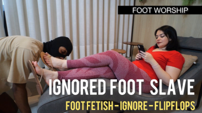 Foot Slave Ignored By Goddess Louise Marcada While Worshiping Her Soft Pink Soles (1080p- En Sub- Foot Fetish- Foot Worship- Soles- Flipflops)