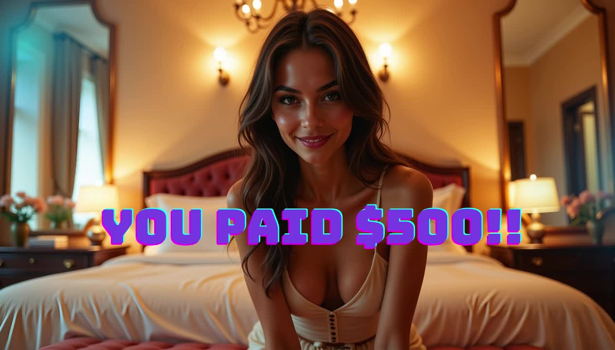 You Paid $500 Just To Hear Me Say 'Stroke, Loser'