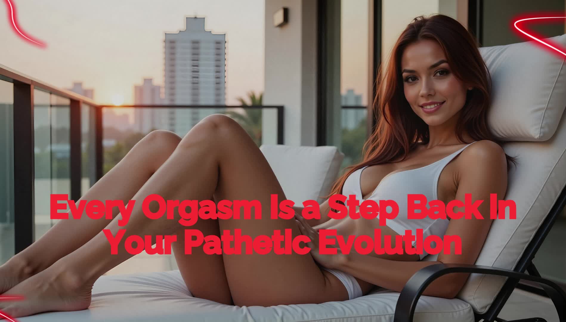 Every Orgasm Is A Step Back In Your Pathetic Evolution