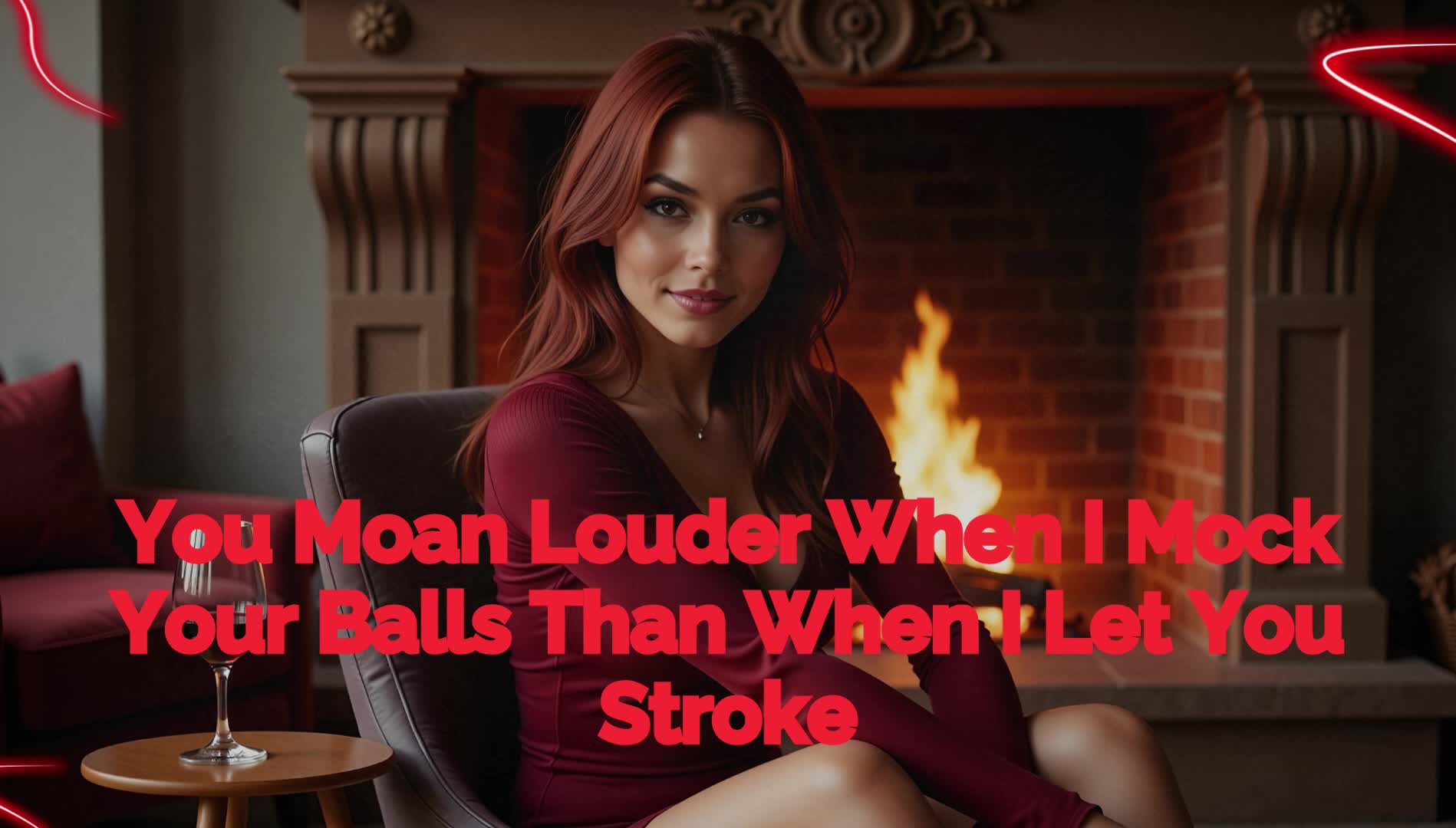 You Moan Louder When I Mock Your Balls Than When I Let You Stroke