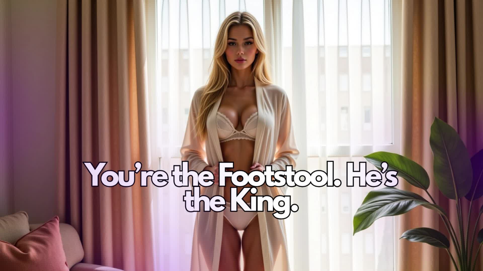 You're The Footstool. He's The King