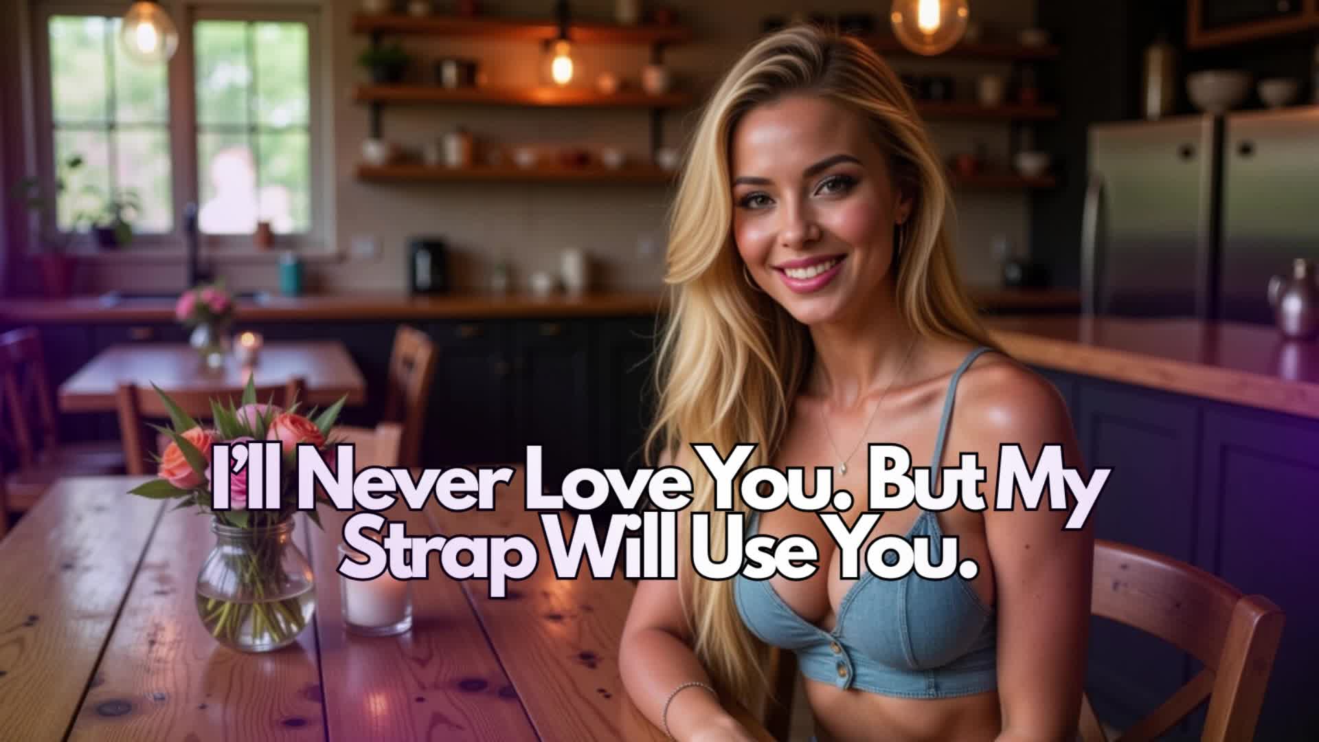I'll Never Love You. But My Strap Will Use You