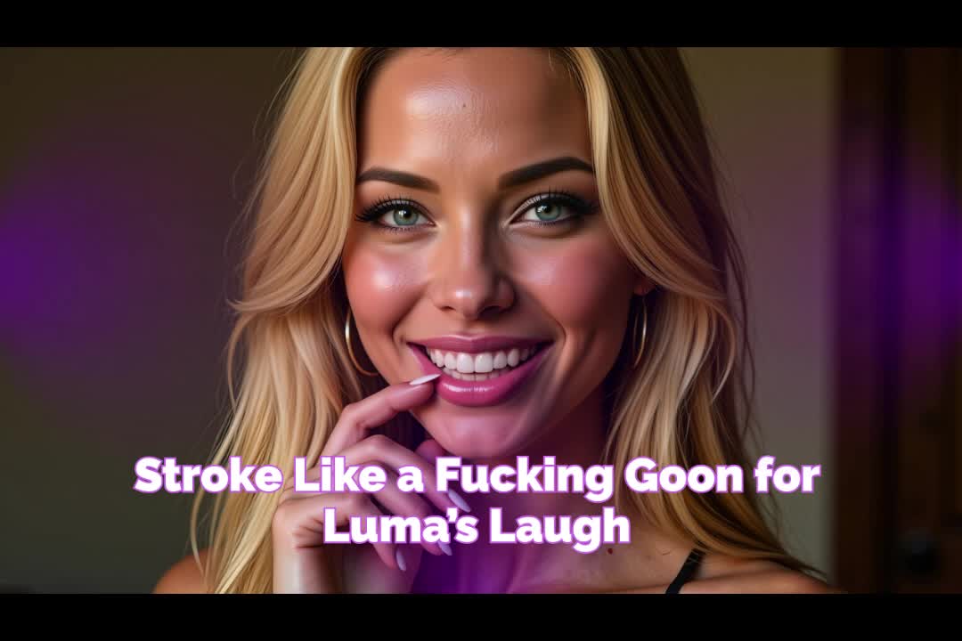 Stroke Like A Fucking Goon For Luma's Laugh