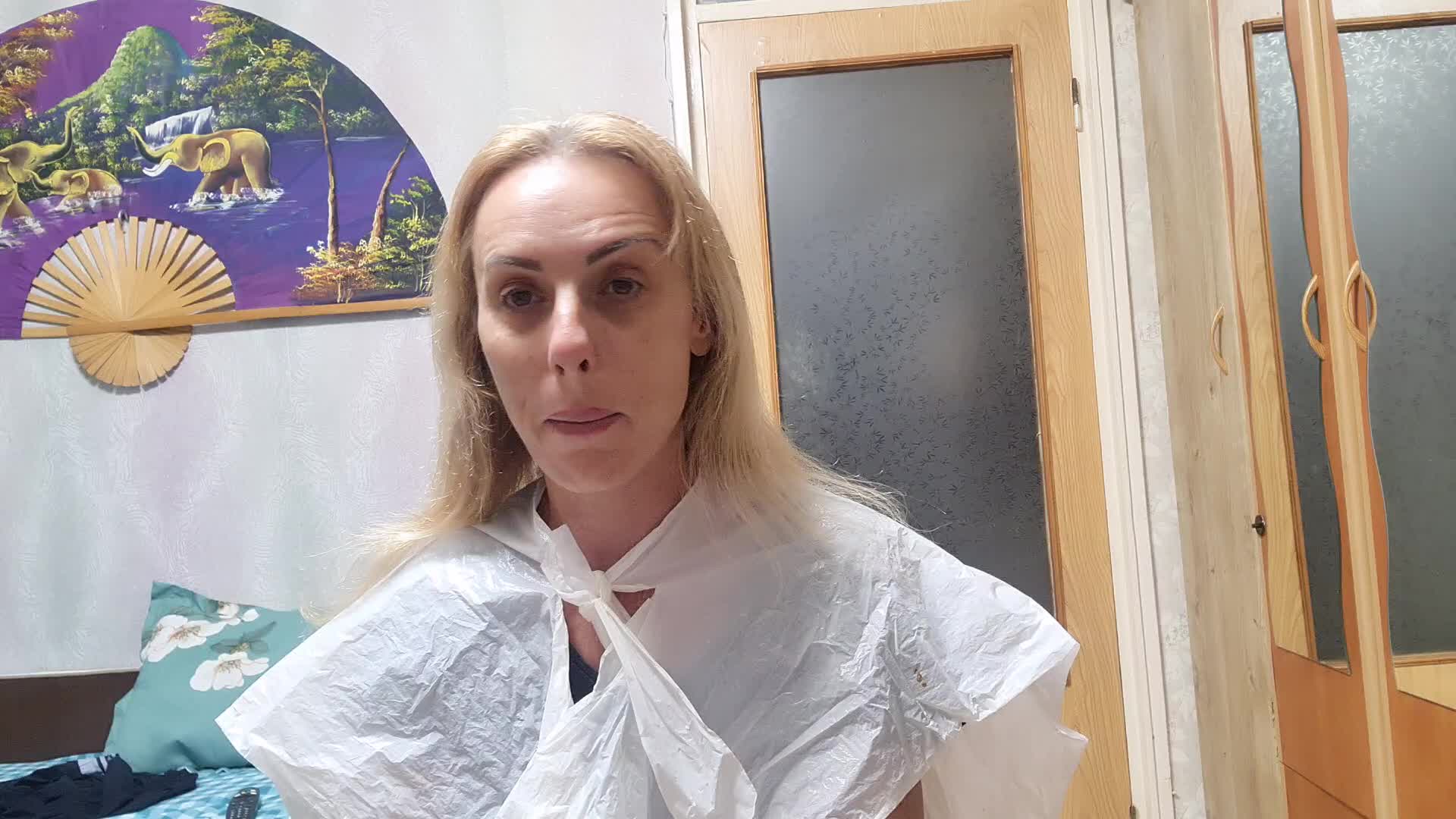 Plastic Cape, Hair Bleaching