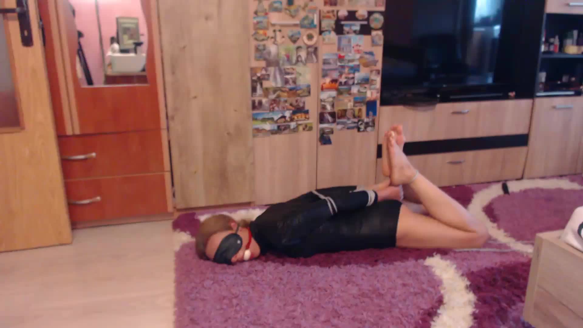 Bondage Ball-Gag-And-Blindfold-Fetish