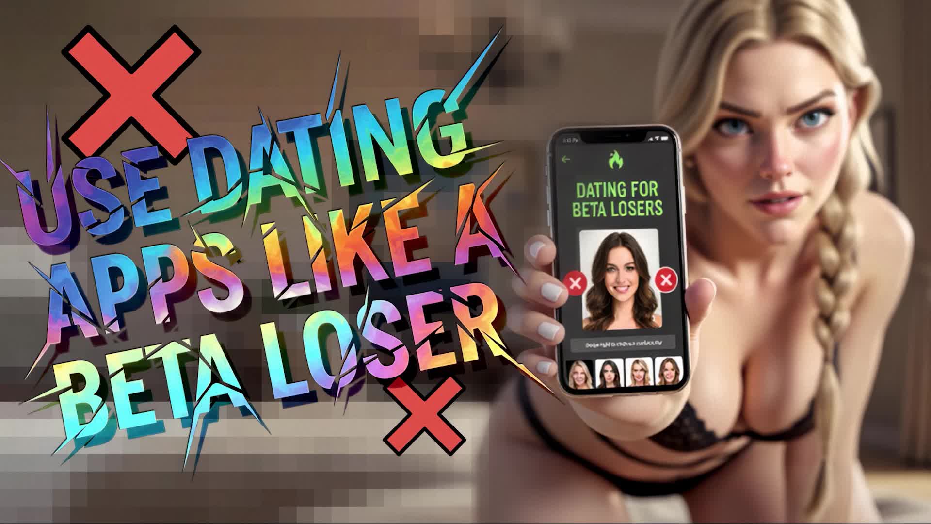 Use Dating Apps Like A Beta Loser!