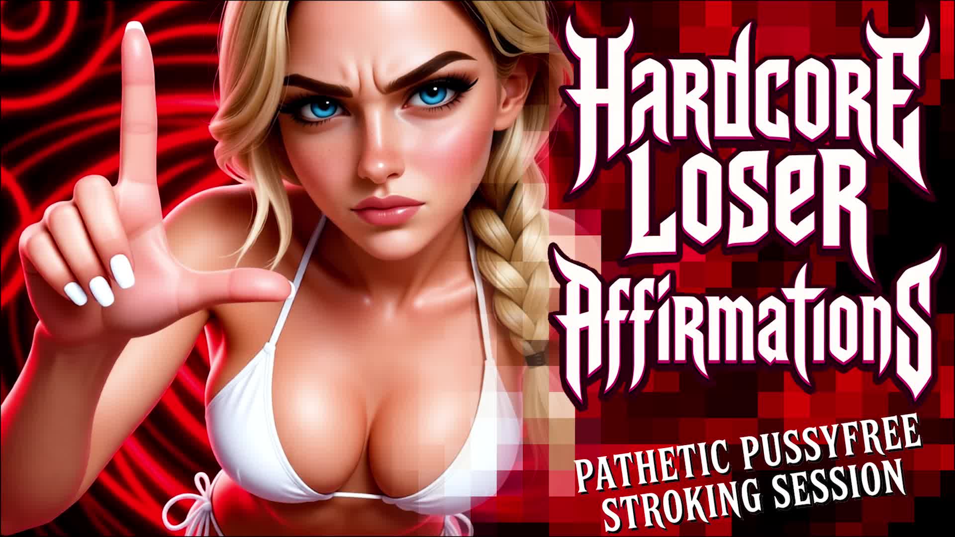 Hardcore Loser Affirmations: Pathetic Pussyfree Stroking Session