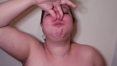 Red Faced Breath Holding And Cheek Puffing