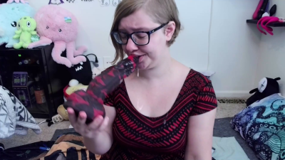 Dildo Spit Play All Over Dress