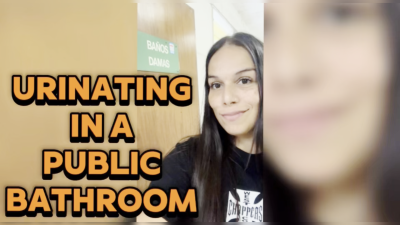 Urinating In A Public Bathroom