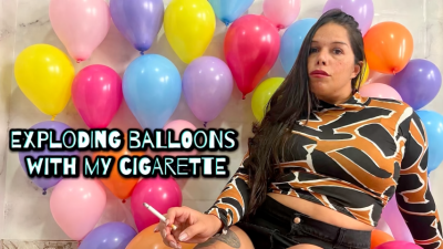 Exploding Balloons With My Cigarette