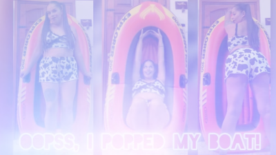 Oopss... I Popped My Boat!