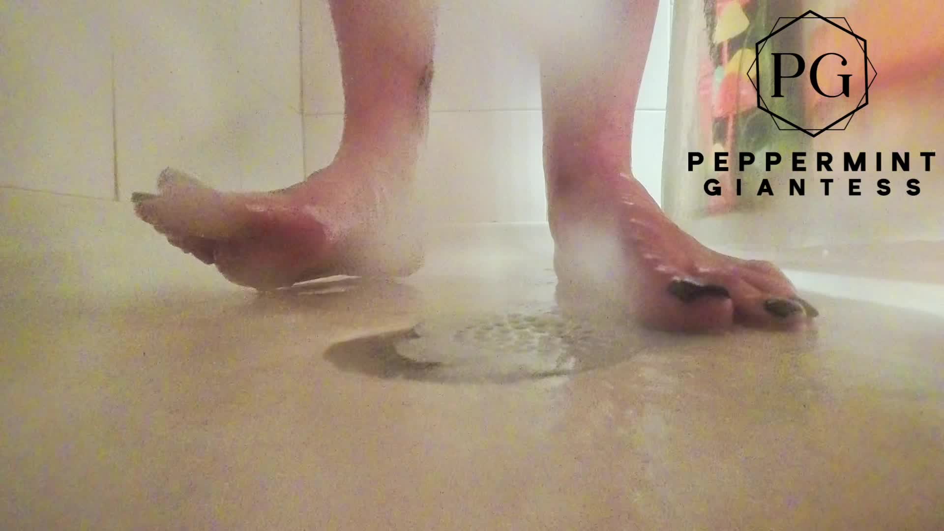 6'7 Giantess Shower Show For My Tiny Perv + Grwm Dirty Size 16 Feet POV
