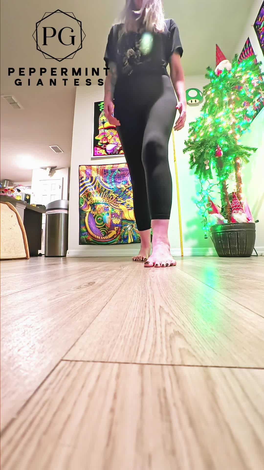 6'7 Giantess Size 16 Barefoot Stomp Destruction In Slow Motion