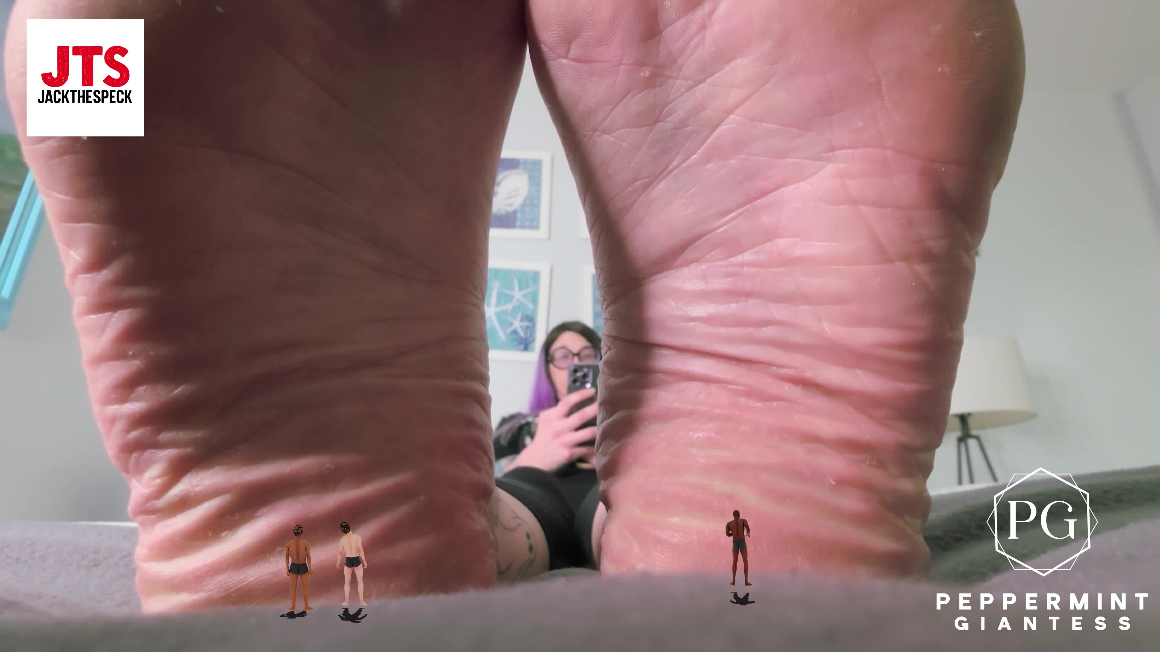 Service At 16 Sizes POV Tiny Man Worship Giantess Feet